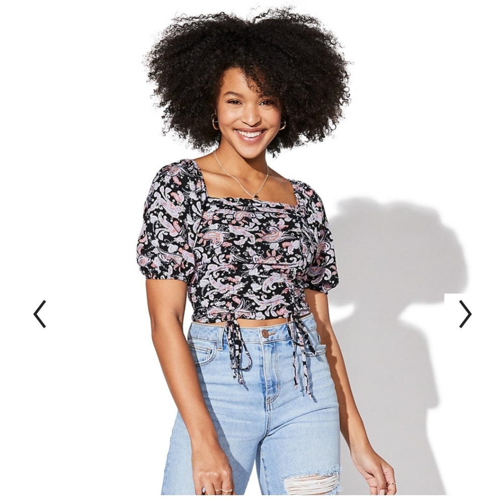 Kohls Vylette Ruched Top - Picture 2 of 3